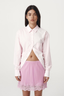 Ramona Tie Back Shirt Powder Pink