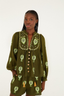 Embroidered Blouse Green