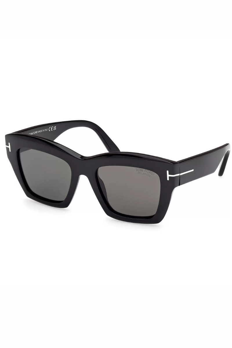 Luna Ft1191 01d 52 Shiny Black Smoke Polarized