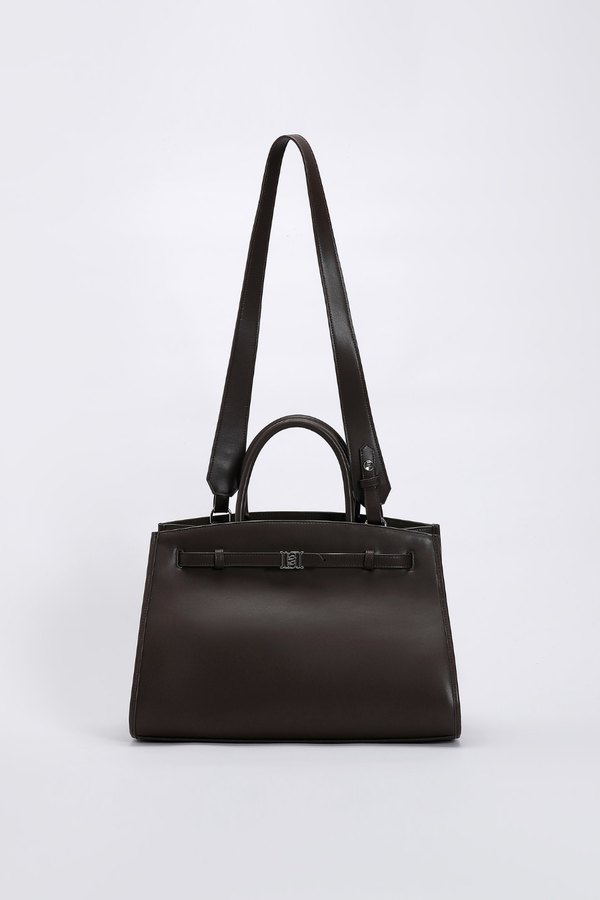 RCL Morgan Large Handbag Chocolate Brown