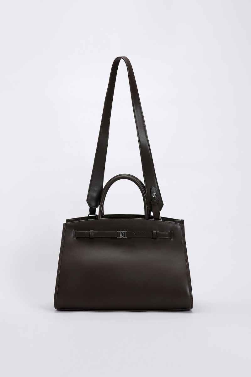 RCL Morgan Large Handbag Chocolate Brown