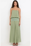 Camille Blouson Dress Pistachio