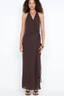 Soneva Wrap Dress Dark Chocolate
