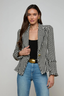 Kaisley Tweed Blazer Black/Ivory Diamond Tweed
