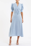Effie Midi Dress Pale Blue