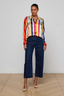 Tyler Silk Blouse Multi Bright Stripe