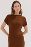 The Rib Knit Tee Castagne
