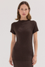 The Rib Knit Tee Brazil Nut