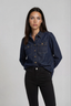 Crest Top Dark Denim
