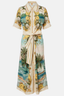 Royal Sea Midi Dress Multicolour