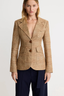 Two Button Patch Pocket Blazer Barley Glencheck