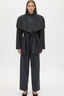 Audrey Wrap Jacket Charcoal