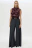 Sana Drape Top Burgundy