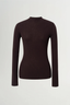 Slim Fit Wool Sweater Brown