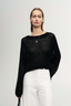 Cashmere Silk Sweater Black