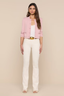Patsy Crop Crew Cardigan Misty Rose