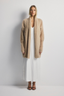 Sophia Open Cashmere Cardigan Latte