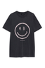 Cade Tee Smiley Washed Grey