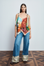 Mlak Silk Top Multi