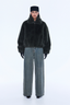 Daphne Faux Fur Bomber Olive