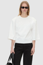 Beau Loose Sleeve Tee Soft White