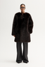 Irena Fur Coat Chocolate