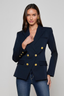 Kyomi Double Breasted Blazer Midnight