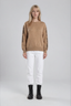 Deval Girls Merino Jumper Camel/ Chocolate