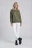 Deval Girls Merino Jumper Khaki/ Black