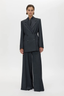 Ascent Hourglass Blazer Dark Grey