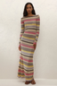 Pedro Maxi Dress Perla Stripe