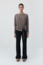 Cashmere Asymm Cardigan Vapor