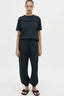 Tia Flocking Track Pant Deep Ink