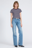 Kelly Stripe Perfect Tee Blue Purple Stripe