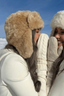 Angelica Shearling Hat Honey Beige