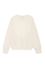 Harry Shrunken Signet Sweatshirt Ecru
