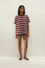 Le Paz Top Cila Stripe Navy