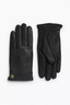 Joni Cashmere Lined Leather Gloves Black