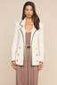 Ranch Knit Blazer Ivory/ Dark Cappuccino