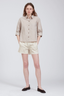 Lucia Stripe Polin Shirt Ivory