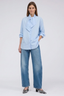 Alice Tie Poplin Shirt Blue