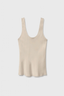 Scoop Neck Tank Hazelnut