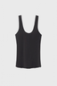 Scoop Neck Tank Black