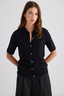 Featherlight Cashmere Shirt Black