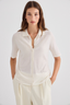 Featherlight Cashmere Shirt Cream
