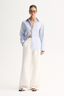 Kallie Stripe Shirt Blue Stripe