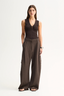 Lindsay Knit Top Chocolate