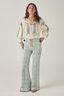 Claudia Blouse Indigo Poet