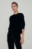 Velvet Sweatshirt Black