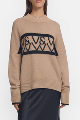 Interlude Knit Camel/Black